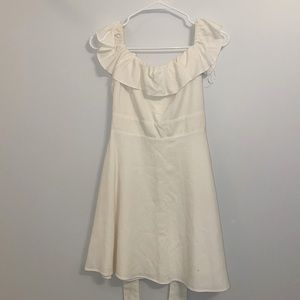 ZARA ruffled mini dress - use with Straps/Strapless